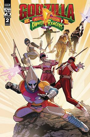 Godzilla Vs Mmpr Ii #2 CVR B SANCHEZ cover