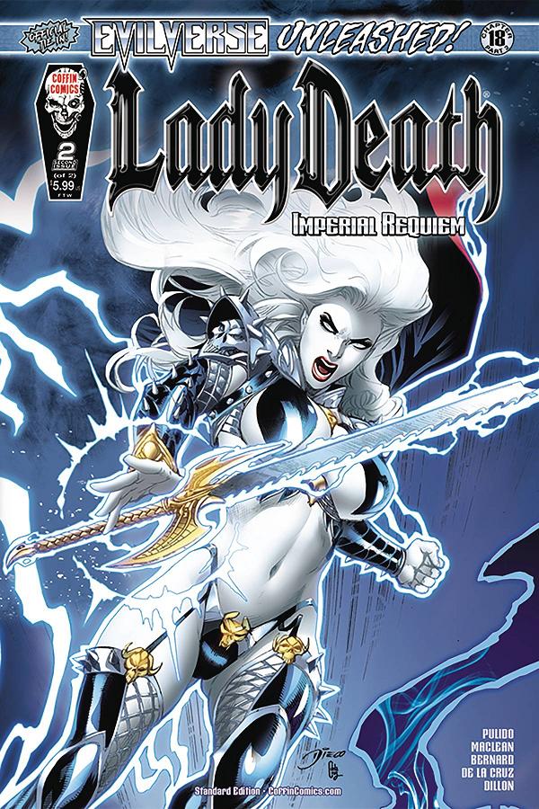 Lady Death Imperial Requiem #2 cover by Diego Bernard