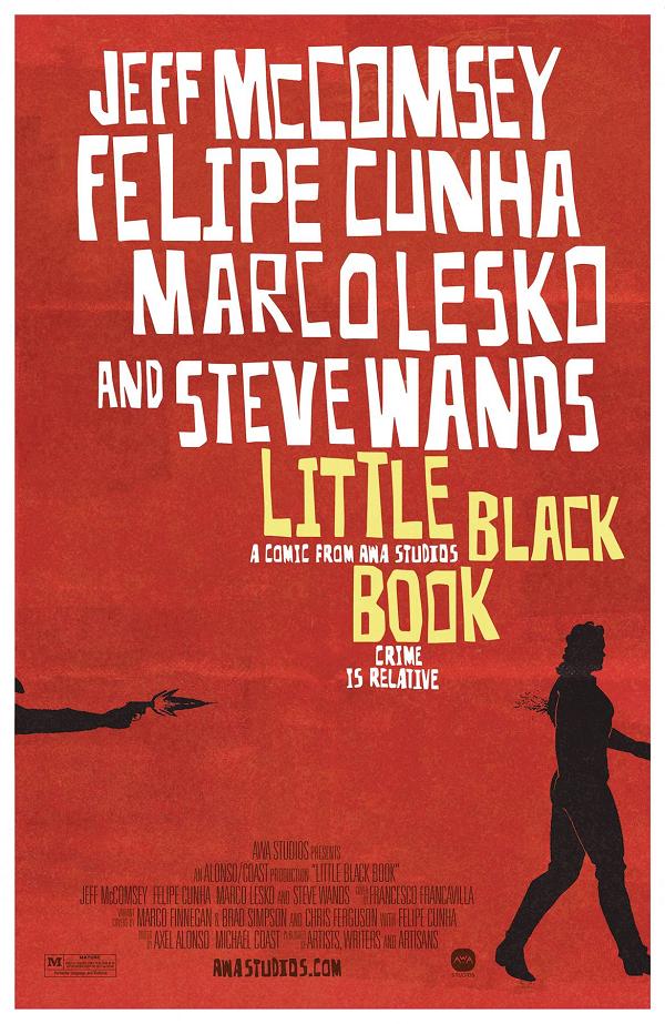 Little Black Book #3 variant cover by Chris Ferguson