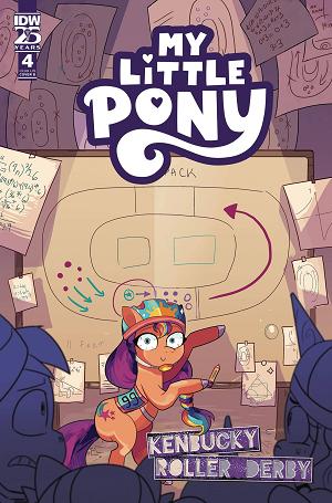 Mlp Kenbucky Roller Derby #4 CVR B DUTREIX cover