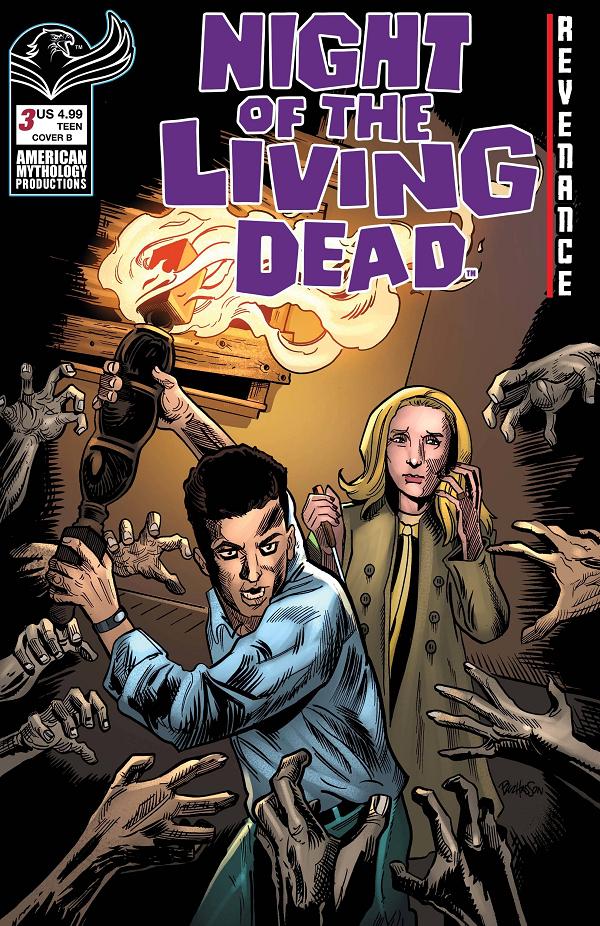 Night Of The Living Dead Revenance #3 variant cover by Ken Haeser