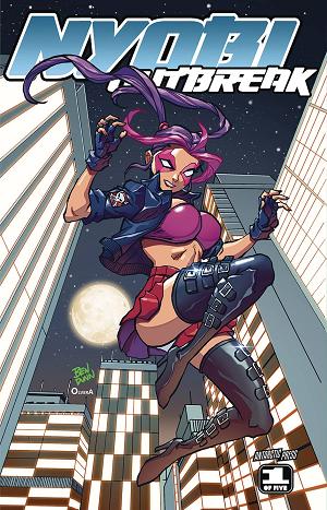 Nyobi Outbreak #1 CVR B BEN DUNN cover