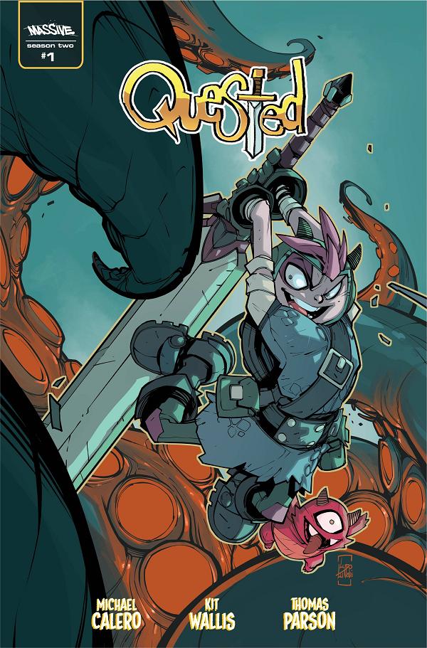 Quested Season 2 #1 variant cover by Ludo Lullabi
