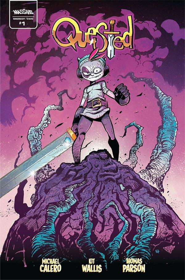 Quested Season 2 #1 variant cover by Kit Wallis