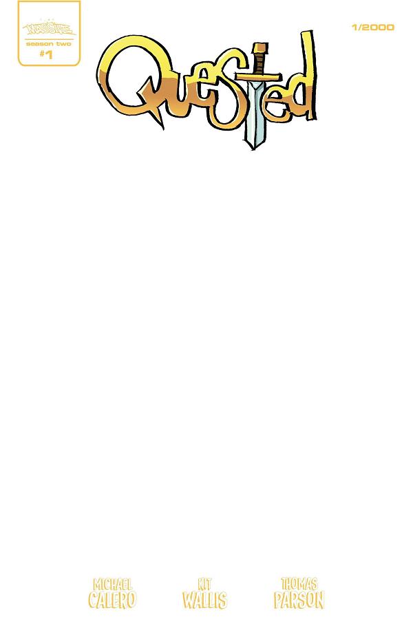 Quested Season 2 #1 CVR F CVR F BLANK SKETCH cover