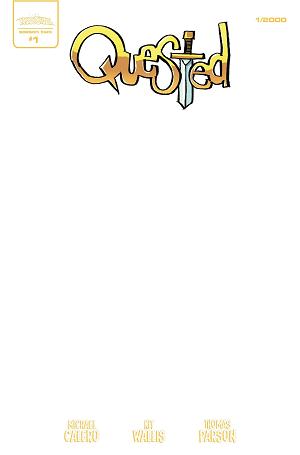 Quested Season 2 #1 CVR F CVR F BLANK SKETCH cover