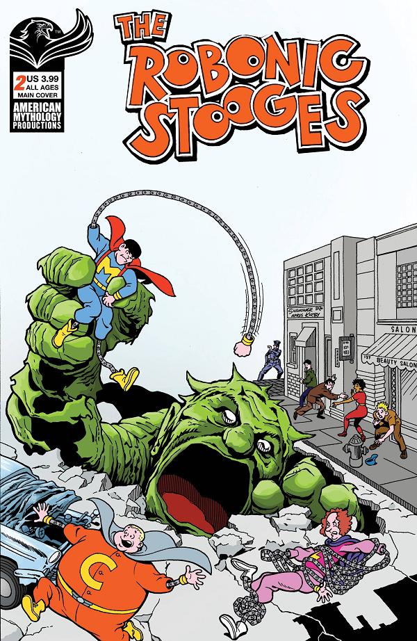 Robonic Stooges Fantastic Fools #2 cover by Eric Shanowar
