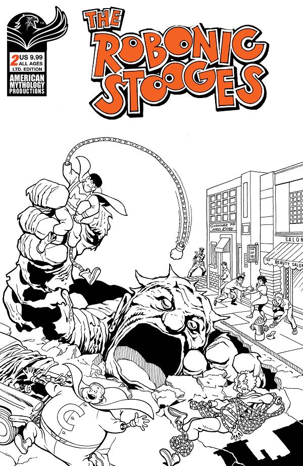 Robonic Stooges Fantastic Fools #2 CVR C SHANOWER LTD ED cover