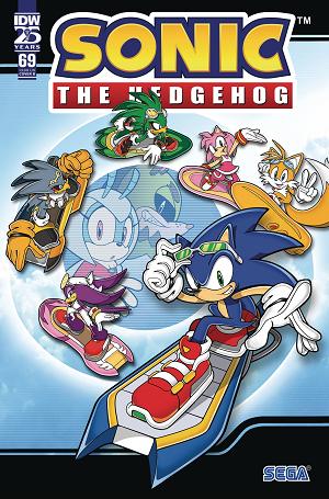 Sonic The Hedgehog #69 CVR B CURRY cover