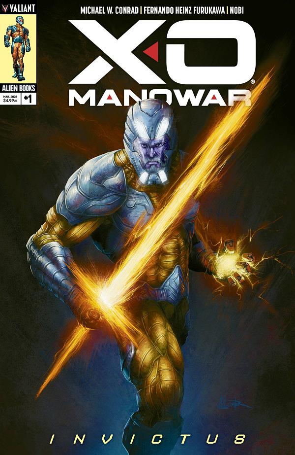 X-O Manowar Invictus #1 variant cover by Toby Willsmer