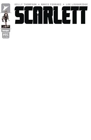 Scarlett #1 CVR H BLANK CVR cover