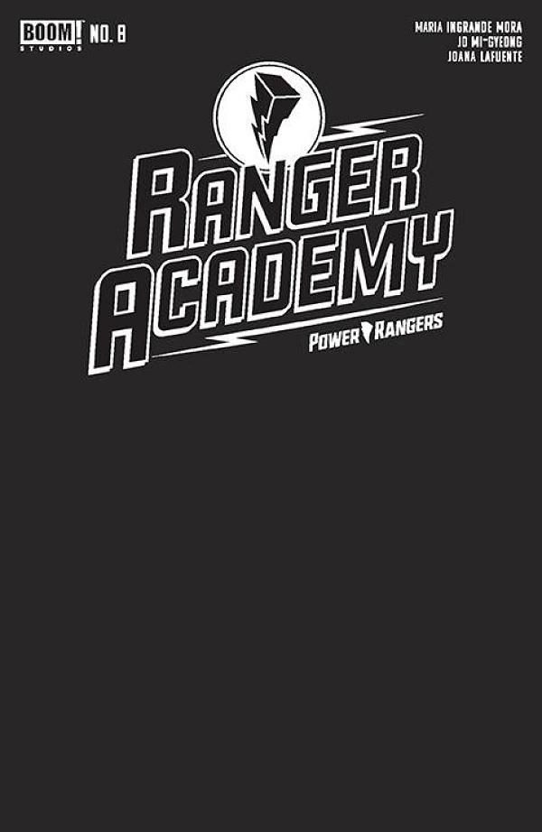 Ranger Academy #8 CVR B CVR B BLACK BLANK SKETCH cover