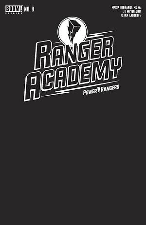 Ranger Academy #8 CVR B CVR B BLACK BLANK SKETCH cover