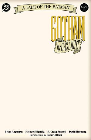 Batman: Gotham Gaslight #1 CVR C FACSIMILE EDITION CVR C BLANK cover