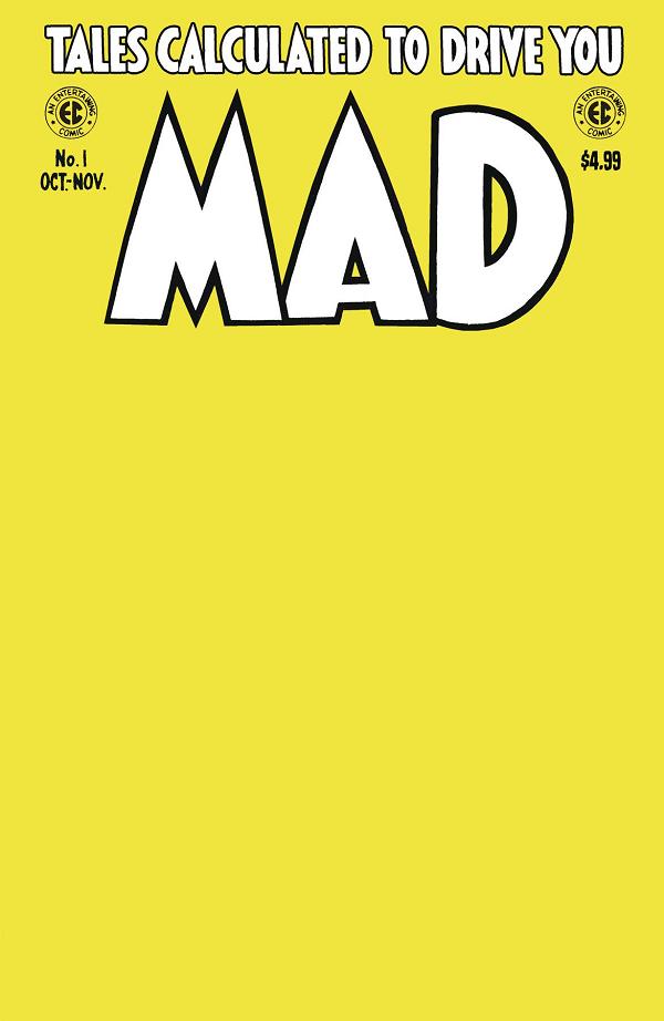 Mad Magazine #1 CVR B FACSIMILE EDITION CVR B BLANK cover
