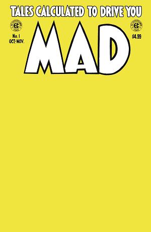 Mad Magazine #1 CVR B FACSIMILE EDITION CVR B BLANK cover