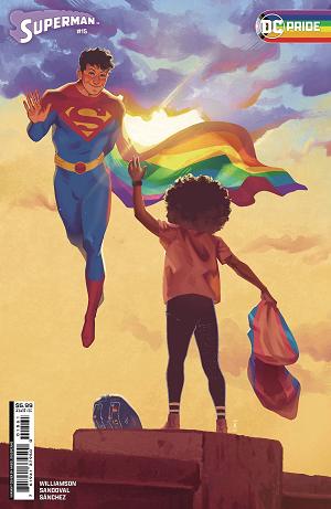 Superman #15 CVR E ANGEL SOLORZANO DC PRIDE 2024 CSV HOB AP cover