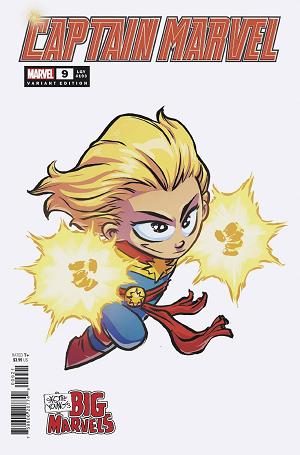 Captain Marvel #9 SKOTTIE YOUNG BIG MARVEL cover