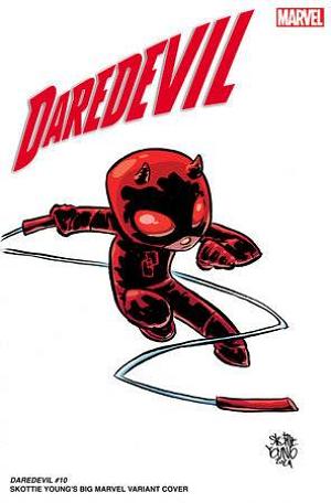Daredevil #10 SKOTTIE YOUNG BIG MARVEL cover