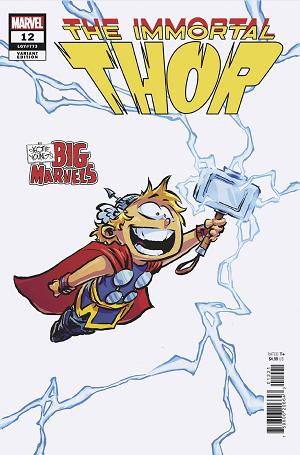 Immortal Thor #12 SKOTTIE YOUNG BIG MARVEL cover