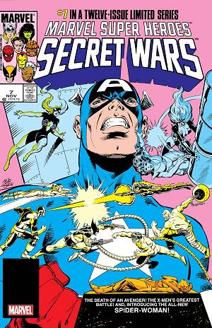 Marvel Super Heroes: Secret Wars #7 FACSIMILE ED FOIL cover
