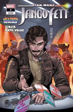 Star Wars: Jango Fett #4 JAVIER GARRON PRIDE cover