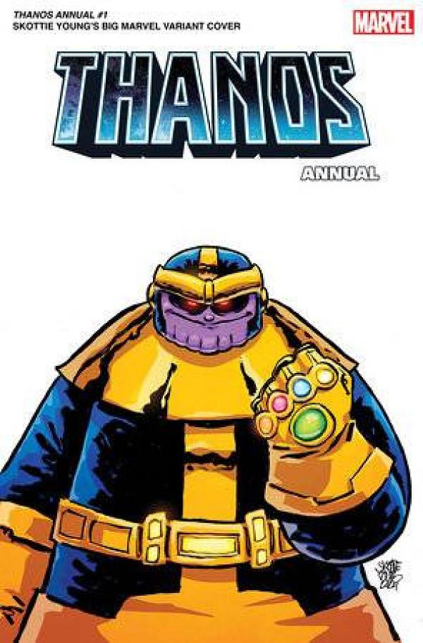 Thanos Annual #1 SKOTTIE YOUNG BIG MARVEL cover