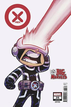 X-Men #35 SKOTTIE YOUNG BIG MARVEL cover