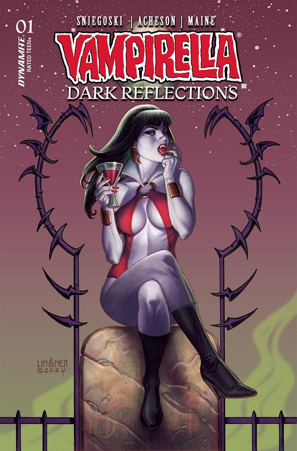 Vampirella Dark Reflections #1 variant cover by Joseph Michael Linsner