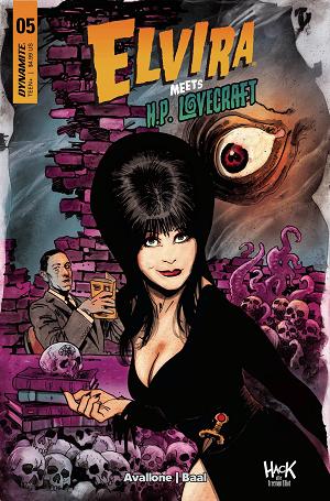 Elvira Meets Hp Lovecraft #5 CVR C HACK cover