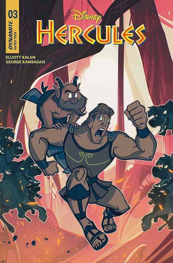 Hercules #3 variant cover by Francesco Tomaselli