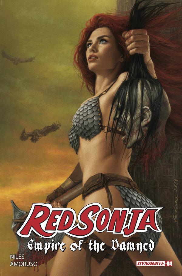 Red Sonja Empire Damned #3 variant cover by Celina