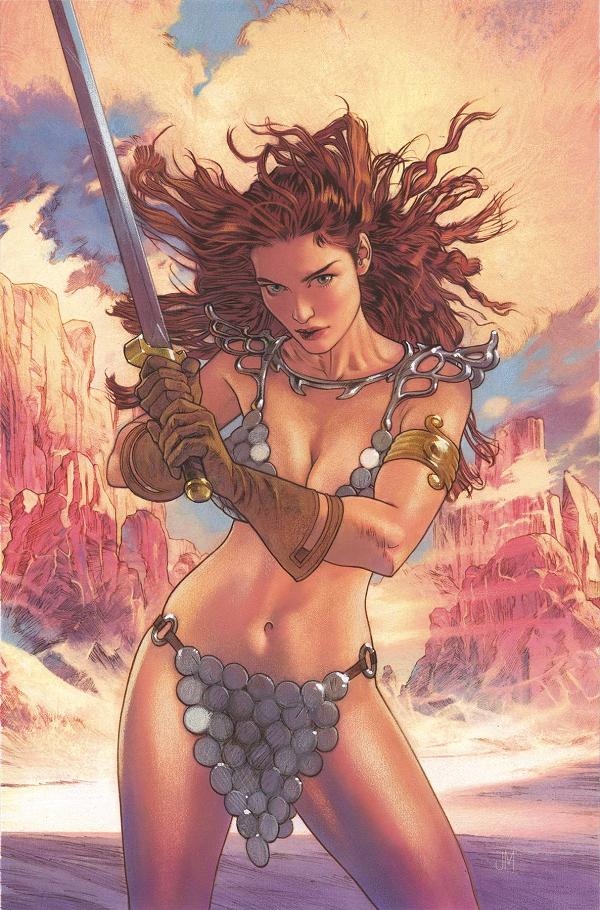 Red Sonja Empire Damned #3 variant cover by Joshua Middleton