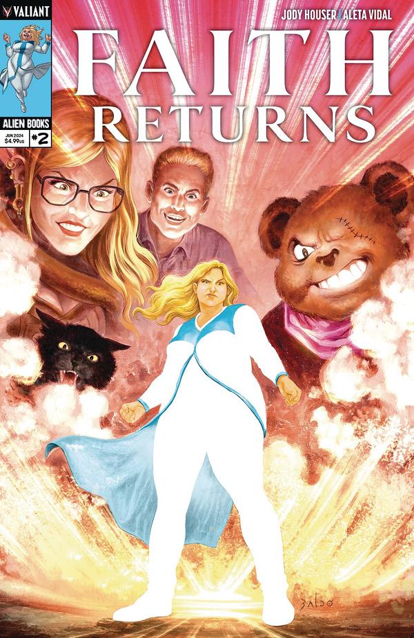 Faith Returns #2 cover by Fernando Baldo