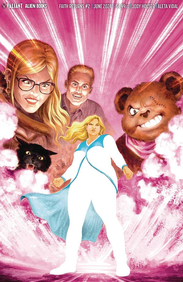 Faith Returns #2 variant cover by Fernando Baldo