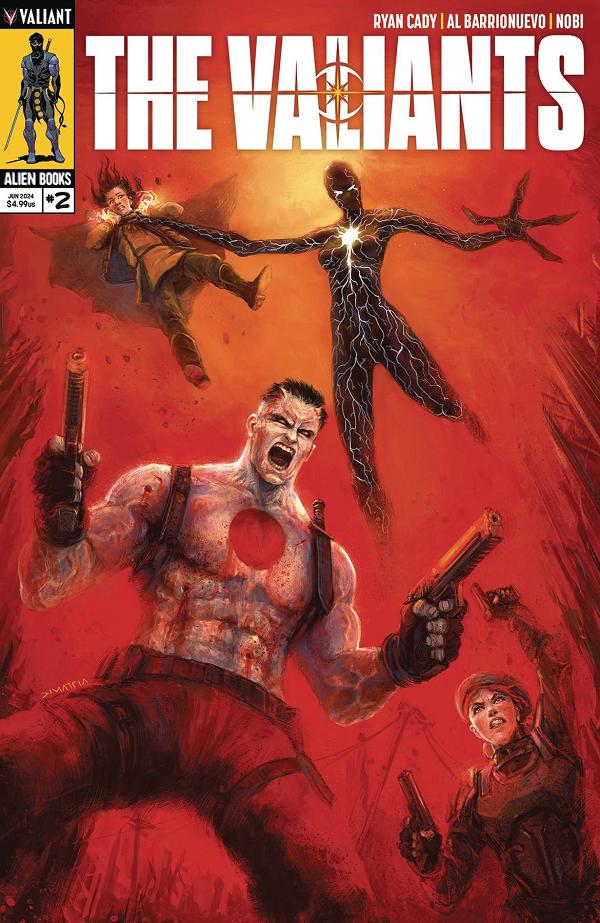 Valiants (2024) #2 cover by Nico Di Mattia