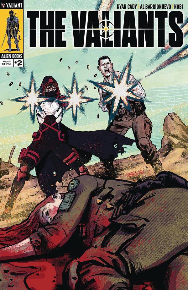 Valiants (2024) #2 variant cover by Diego Giribaldi
