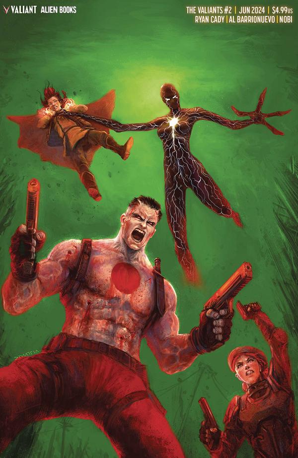 Valiants (2024) #2 variant cover by Nico Di Mattia