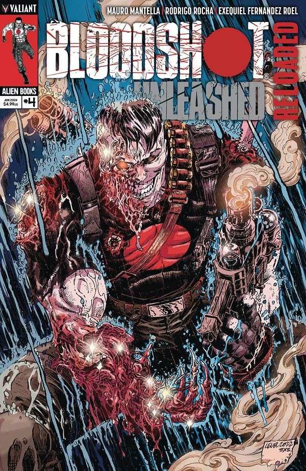 Bloodshot Unleashed Reloaded #4 cover by Brian Level