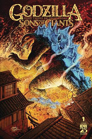 Godzilla Here There Be Dragons Ii Sons Of Giants #1 CVR B SM cover