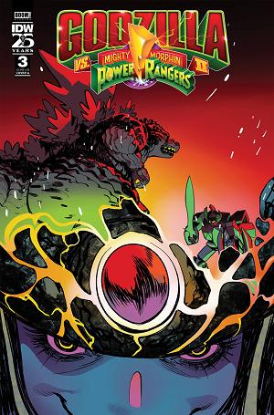 Godzilla Vs Mmpr Ii #3 CVR A RIVAS cover