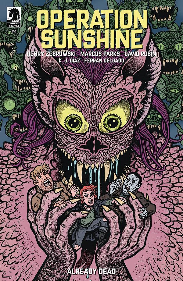 Operation Sunshine Already Dead #4 variant cover by Evan Dorkin