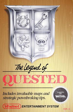 Quested #1 VIDEO GAME HOMAGE METAL cover