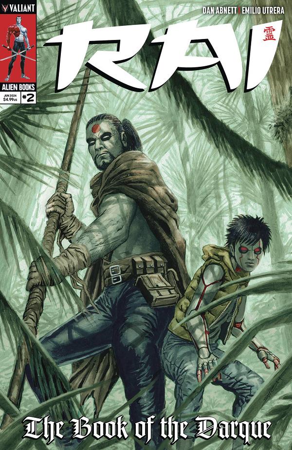 Rai Book Of Darque #2 variant cover by Salvador Sanz