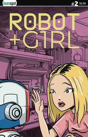 Robot + Girl #2 CVR A MIKE WHITE cover