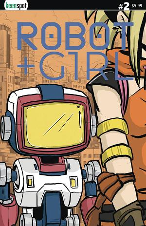 Robot + Girl #2 CVR B MIKE WHITE cover