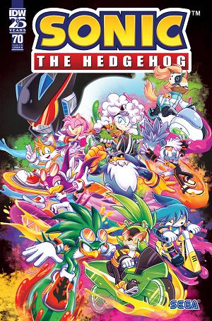 Sonic The Hedgehog #70 CVR B STARLING cover