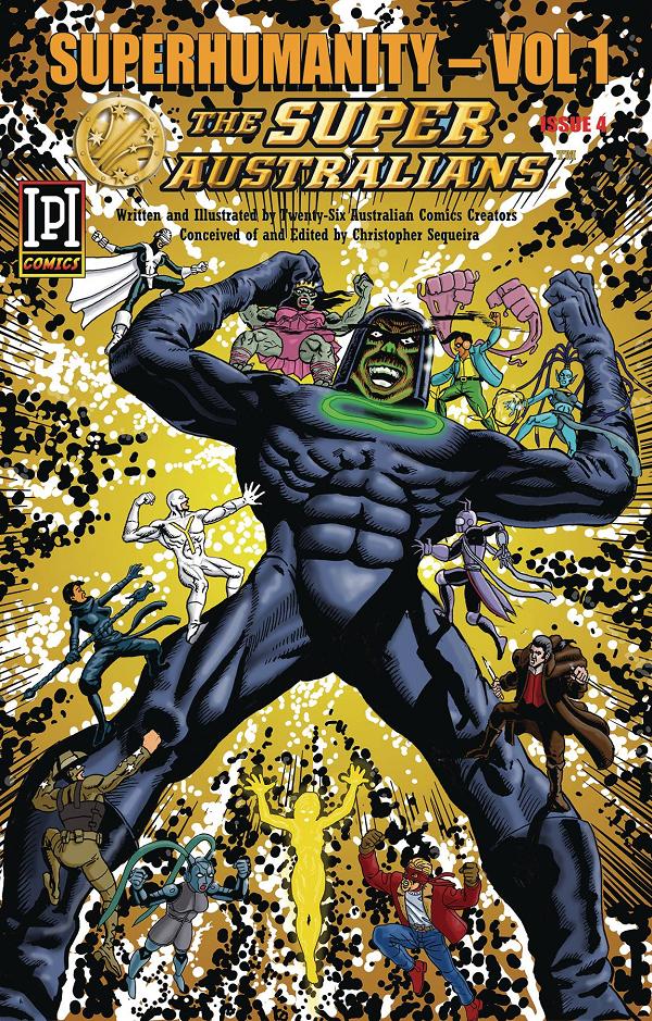 Superhumanity Vol 01 #4 cover by J. Scherpenhuizen