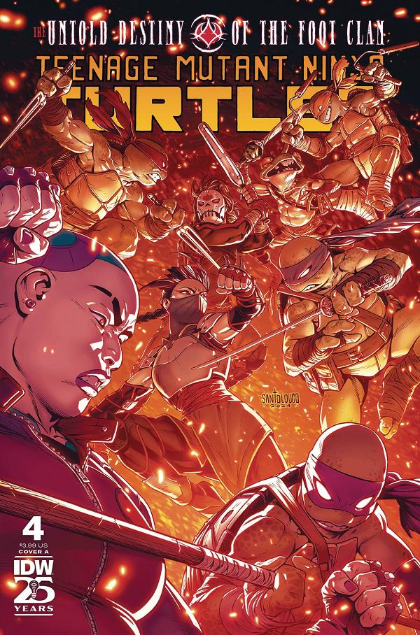 Tmnt Untold Destiny Of Foot Clan #4 CVR A SANTOLOUCO cover