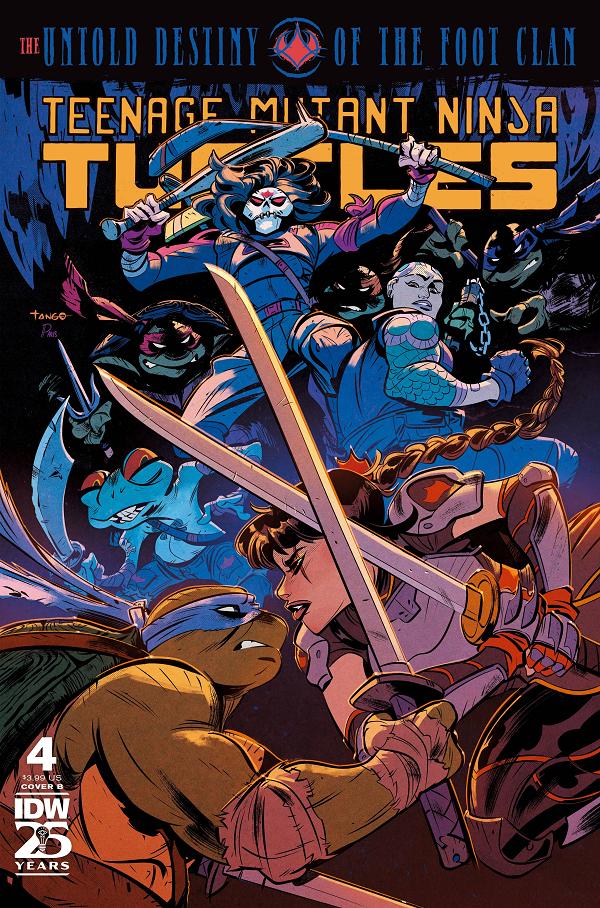 Tmnt Untold Destiny Of Foot Clan #4 CVR B TANGO cover